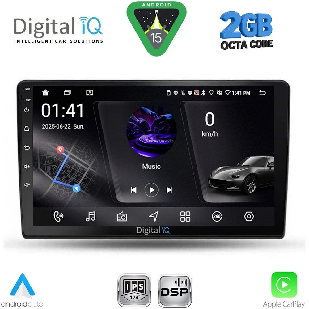 Φωτογραφία προϊόντος: DIGITAL IQ RSF 4103B_CPA (9inc) MULTIMEDIA TABLET for DACIA DUSTER mod. 2012-2019
