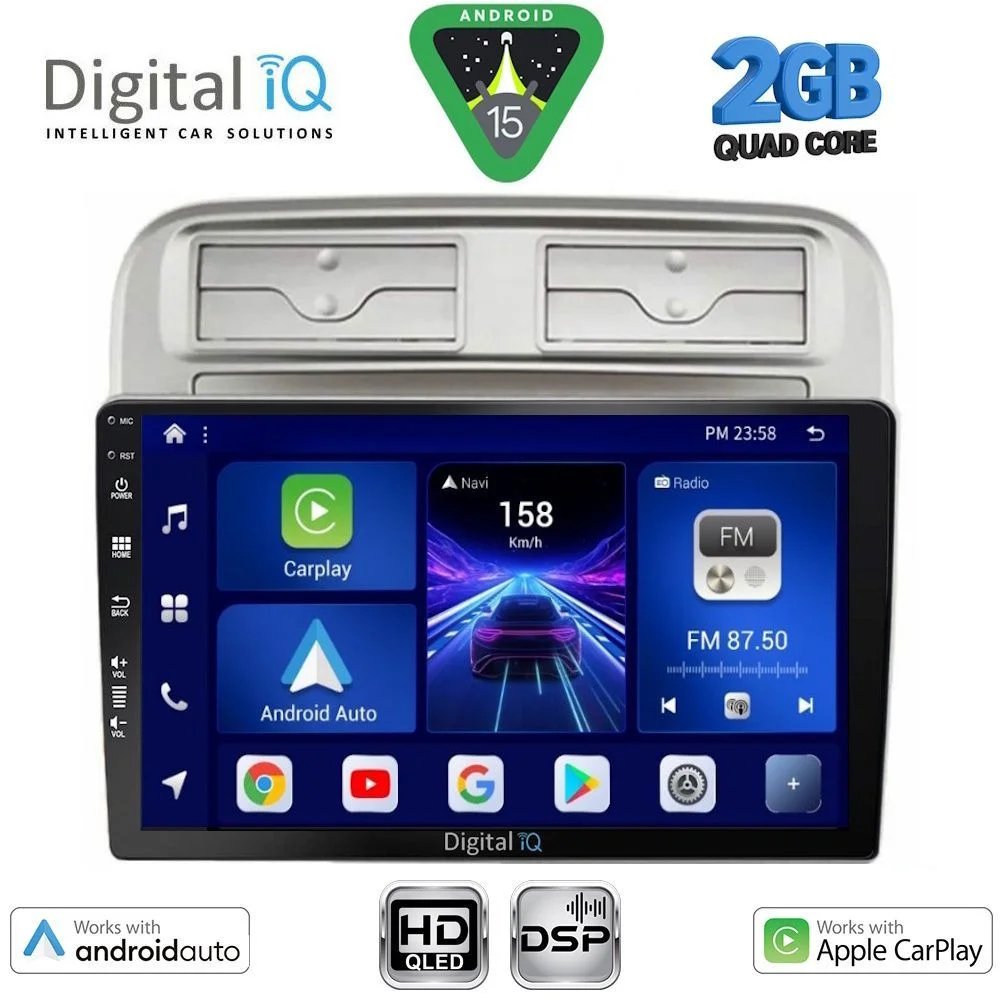 Φωτογραφία προϊόντος: DIGITAL IQ BXC 3128_CPAA (9inc) MULTIMEDIA TABLET for FIAT GRANDE PUNTO mod. 2005-2012
