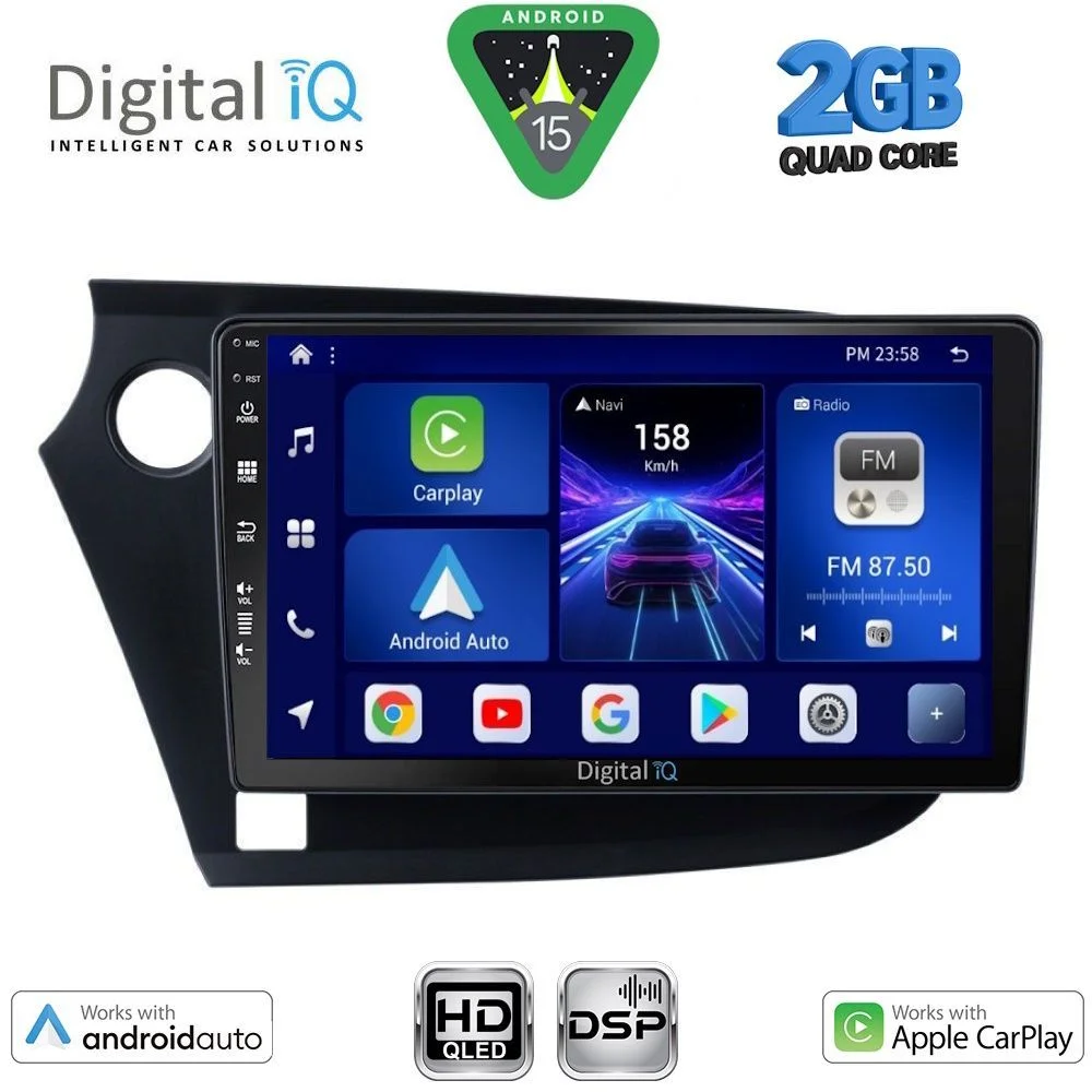 Φωτογραφία προϊόντος: DIGITAL IQ BXC 3205_CPAA (9inc) MULTIMEDIA TABLET for HONDA INSIGHT mod. 2009-2014
