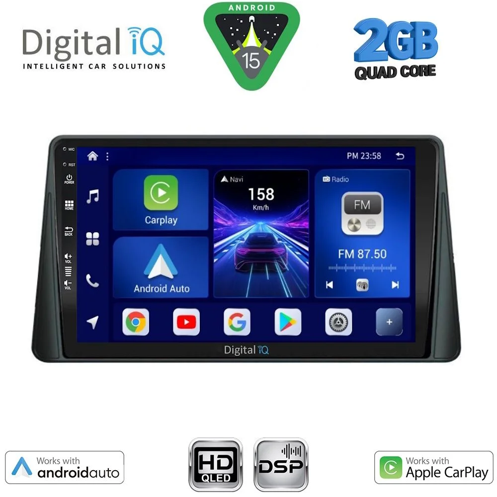 Φωτογραφία προϊόντος: DIGITAL IQ BXC 3158_CPAA (9inc) MULTIMEDIA TABLET for FORD FOCUS mod. 2019-2025