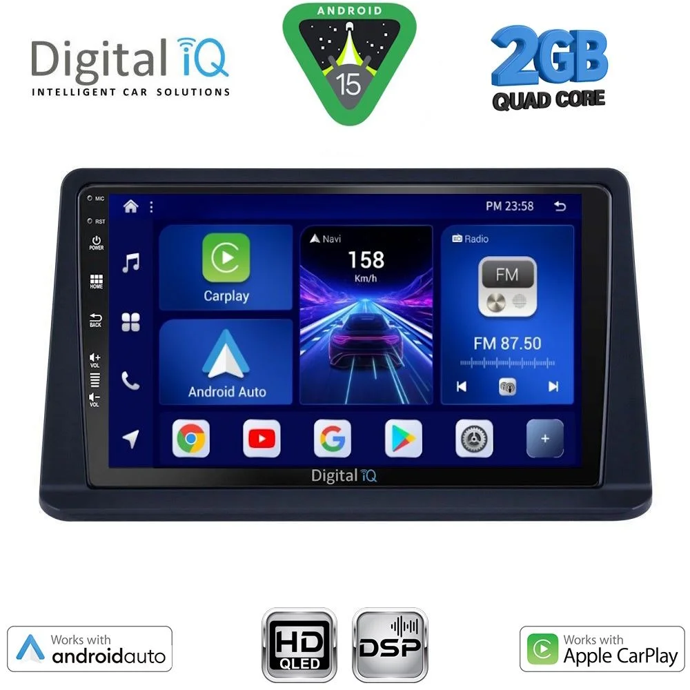 Φωτογραφία προϊόντος: DIGITAL IQ BXC 3445_CPAA (9inc) MULTIMEDIA TABLET for MITSUBISHI PAJERO mod. 1999-2006