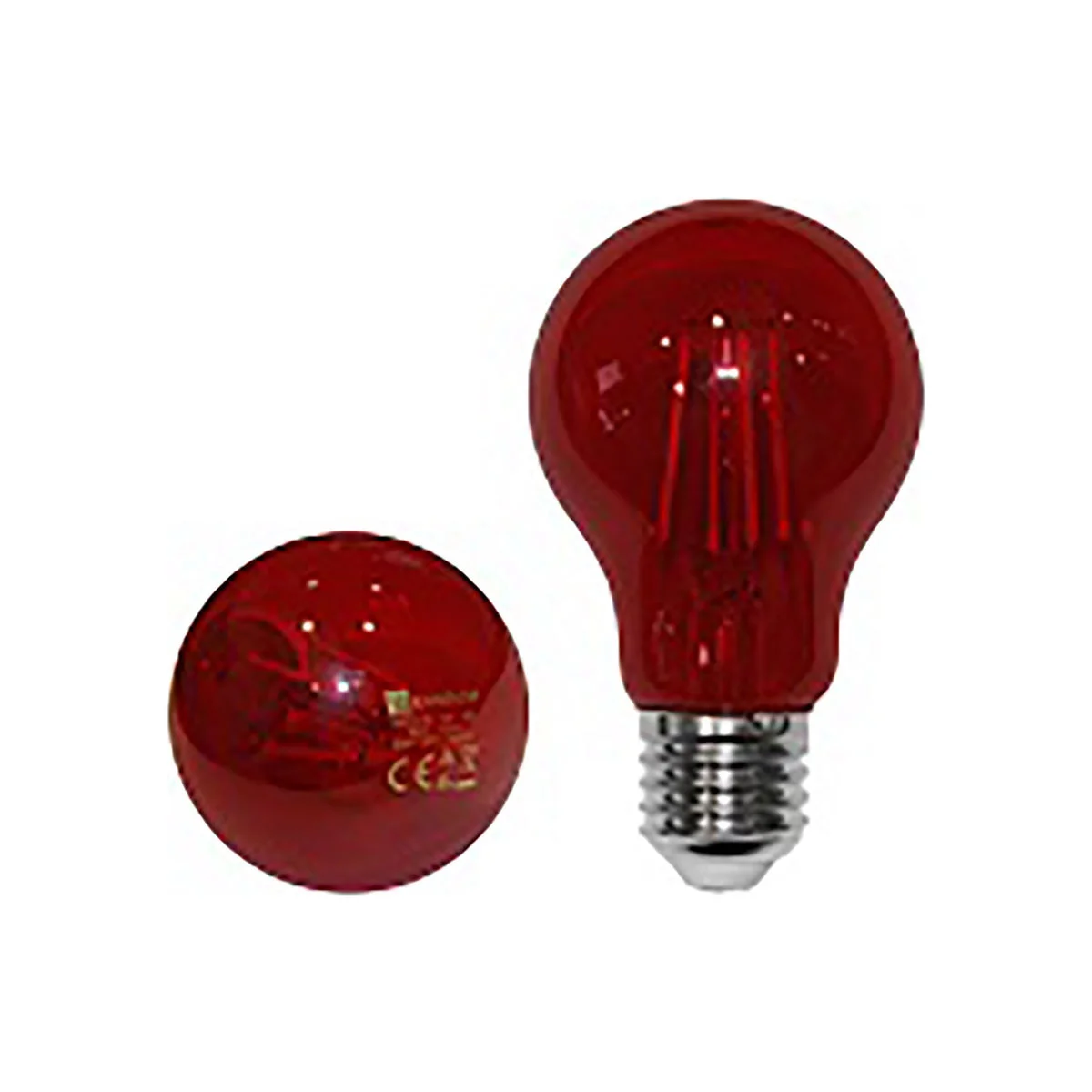 Φωτογραφία προϊόντος: Λάμπα LED E27 Α60 6W 230V Κόκκινη 13-272162