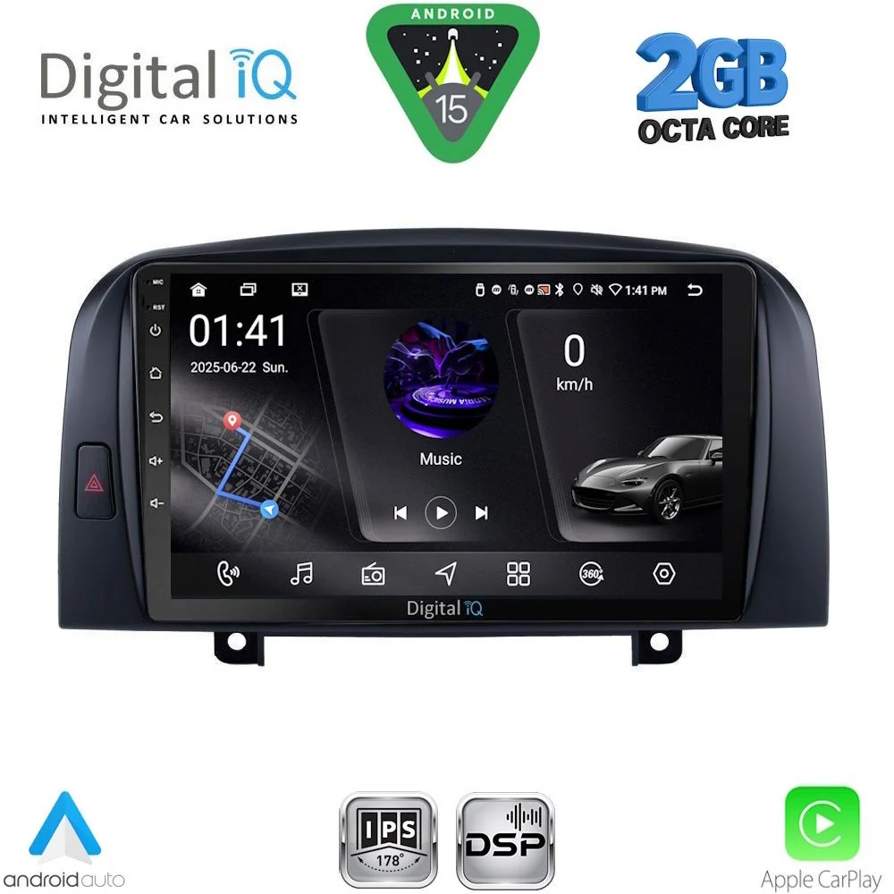 Φωτογραφία προϊόντος: DIGITAL IQ RSF 4248_CPA (9inc) MULTIMEDIA TABLET for HYUNDAI SONATA mod. 2006-2009