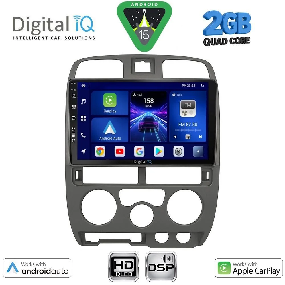 Φωτογραφία προϊόντος: DIGITAL IQ BXC 3253GR_CPAA (9inc) MULTIMEDIA TABLET for ISUZU D-MAX mod. 2002-2008 (GREY)