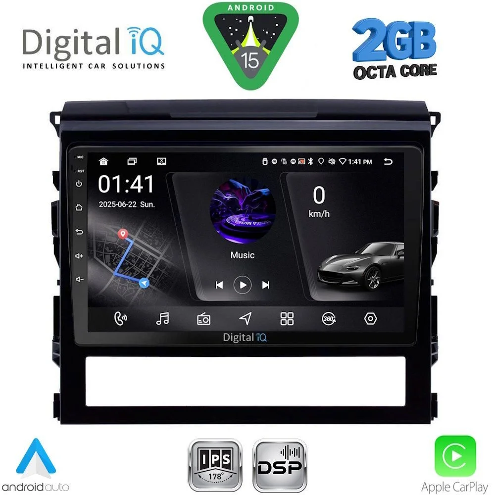 Φωτογραφία προϊόντος: DIGITAL IQ RSF 4725_CPA (9inc) MULTIMEDIA TABLET for TOYOTA LANDCRUISER mod. 2016-2019