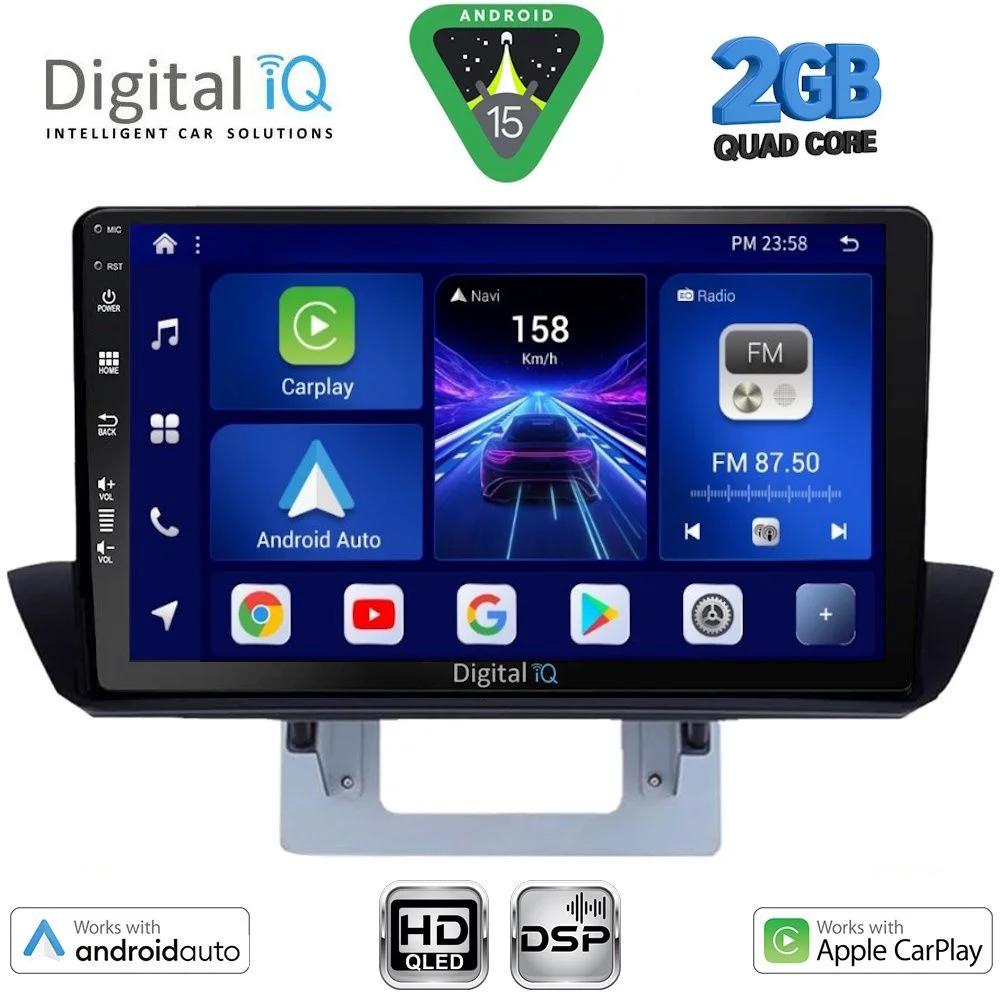 Φωτογραφία προϊόντος: DIGITAL IQ BXC 3364_CPAA DASH (9inc) MULTIMEDIA TABLET for MAZDA BT50 mod. 2012-2019