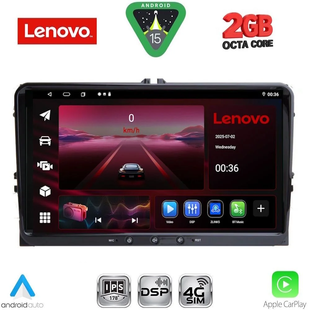 Φωτογραφία προϊόντος: LENOVO LVF 489_CPA (9inc) MULTIMEDIA TABLET for SEAT - SKODA - VW mod. 2004-2014