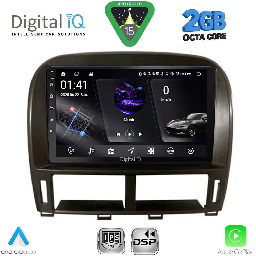Φωτογραφία προϊόντος: DIGITAL IQ RSF 4343_CPA (9inc) MULTIMEDIA TABLET for LEXUS LS 430 – XF 430 mod. 2000-2006