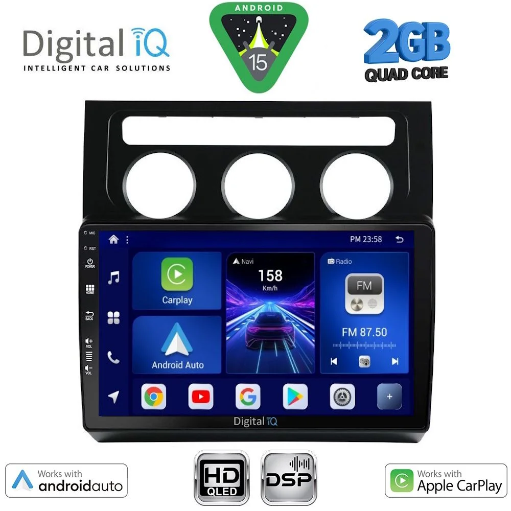 Φωτογραφία προϊόντος: DIGITAL IQ BXC 3767_CPAA CLIMA (10inc) MULTIMEDIA TABLET for VW TOURAN mod. 2003-2010