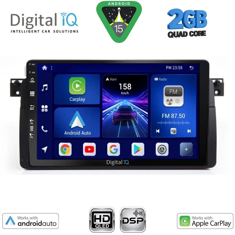Φωτογραφία προϊόντος: DIGITAL IQ BXC 3042_CPAA (9inc) MULTIMEDIA TABLET for BMW S.3 (E46) mod. 1998-2005