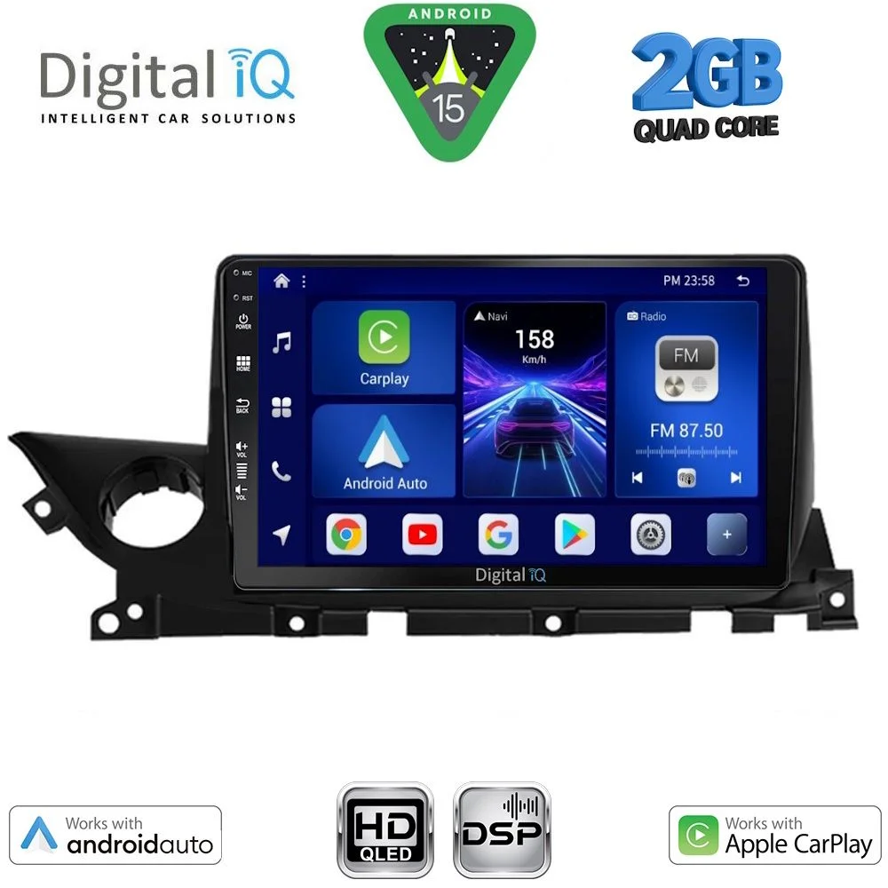 Φωτογραφία προϊόντος: DIGITAL IQ BXC 3379B_CPAA (9inc) MULTIMEDIA TABLET for MAZDA 6 mod. 2021-2026