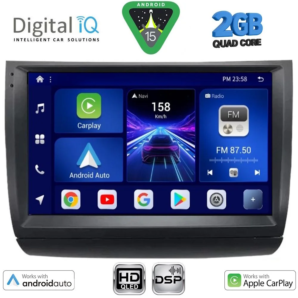 Φωτογραφία προϊόντος: DIGITAL IQ BXC 3728_CPAA (9inc) MULTIMEDIA TABLET for TOYOTA PRIUS mod. 2003-2009