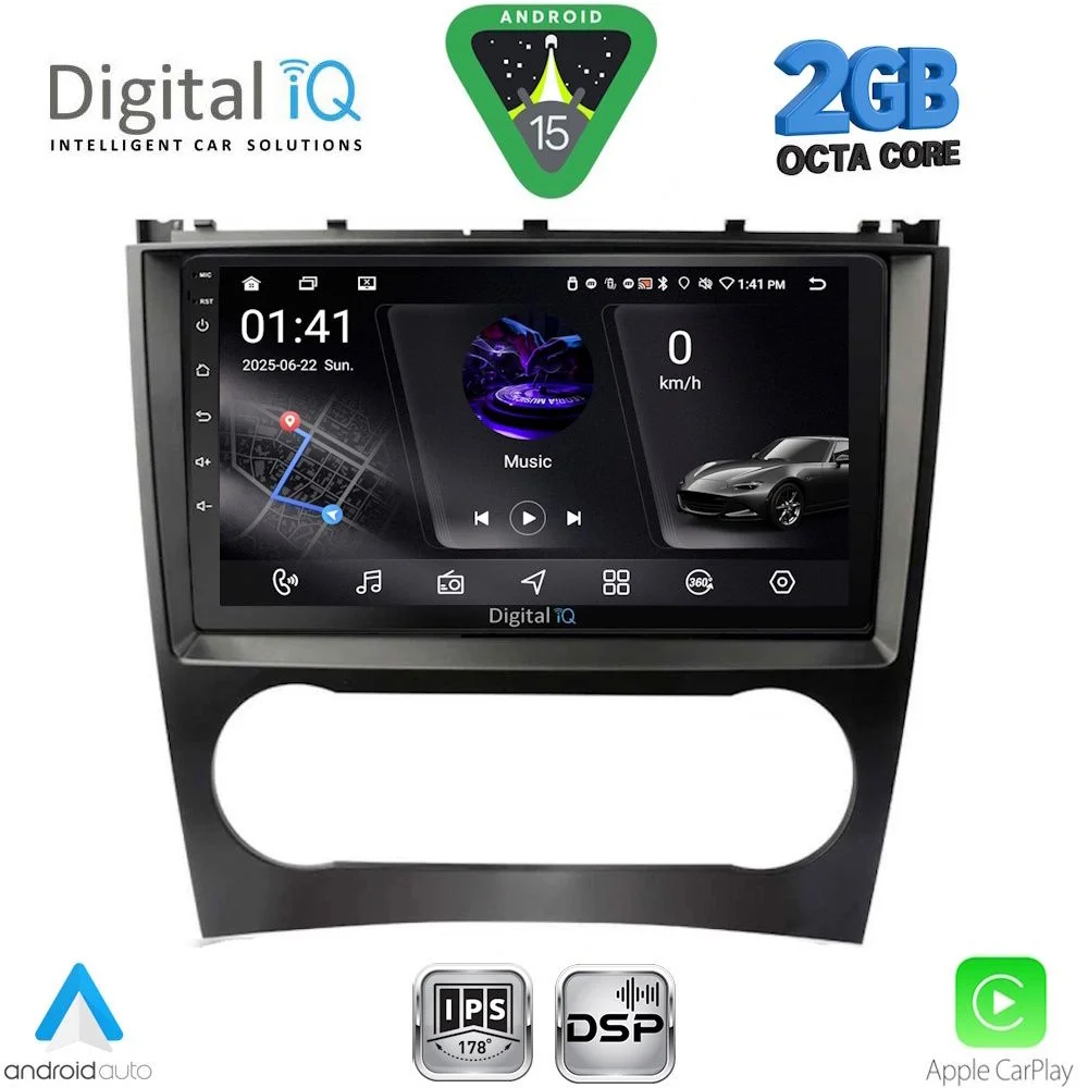 Φωτογραφία προϊόντος: DIGITAL IQ RSF 4404_CPA (9inc) MULTIMEDIA TABLET for MERCEDES C – CLK (W203-209) mod. 2004-2008