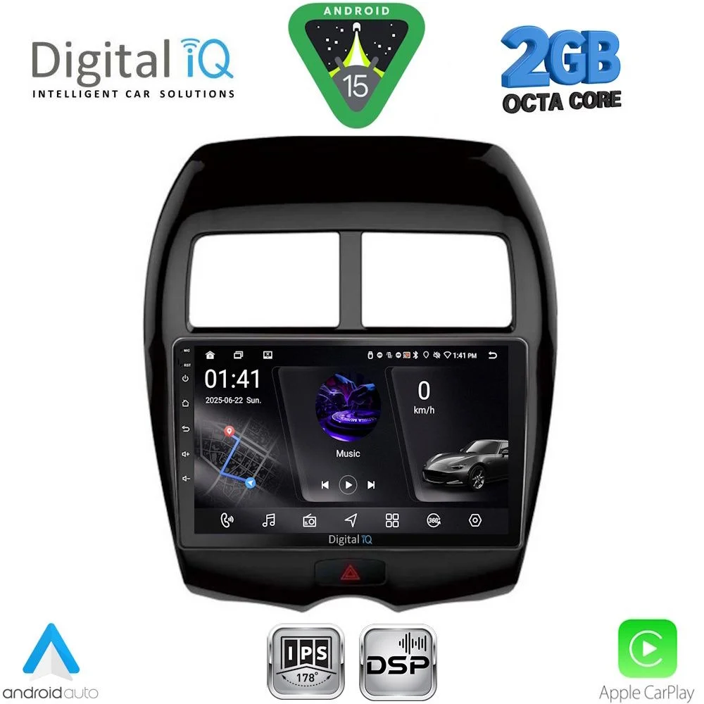 Φωτογραφία προϊόντος: DIGITAL IQ RSF 4430_CPA (10inc) MULTIMEDIA TABLET for MITSUBISHI ASX mod. 2009-2020 - PEUGEOT 4008 mod. 2012-2018