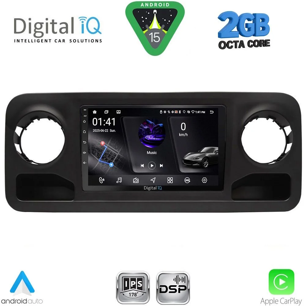 Φωτογραφία προϊόντος: DIGITAL IQ RSF 4424_CPA (10inc) MULTIMEDIA TABLET for MERCEDES SPRINTER mod. 2018-2026