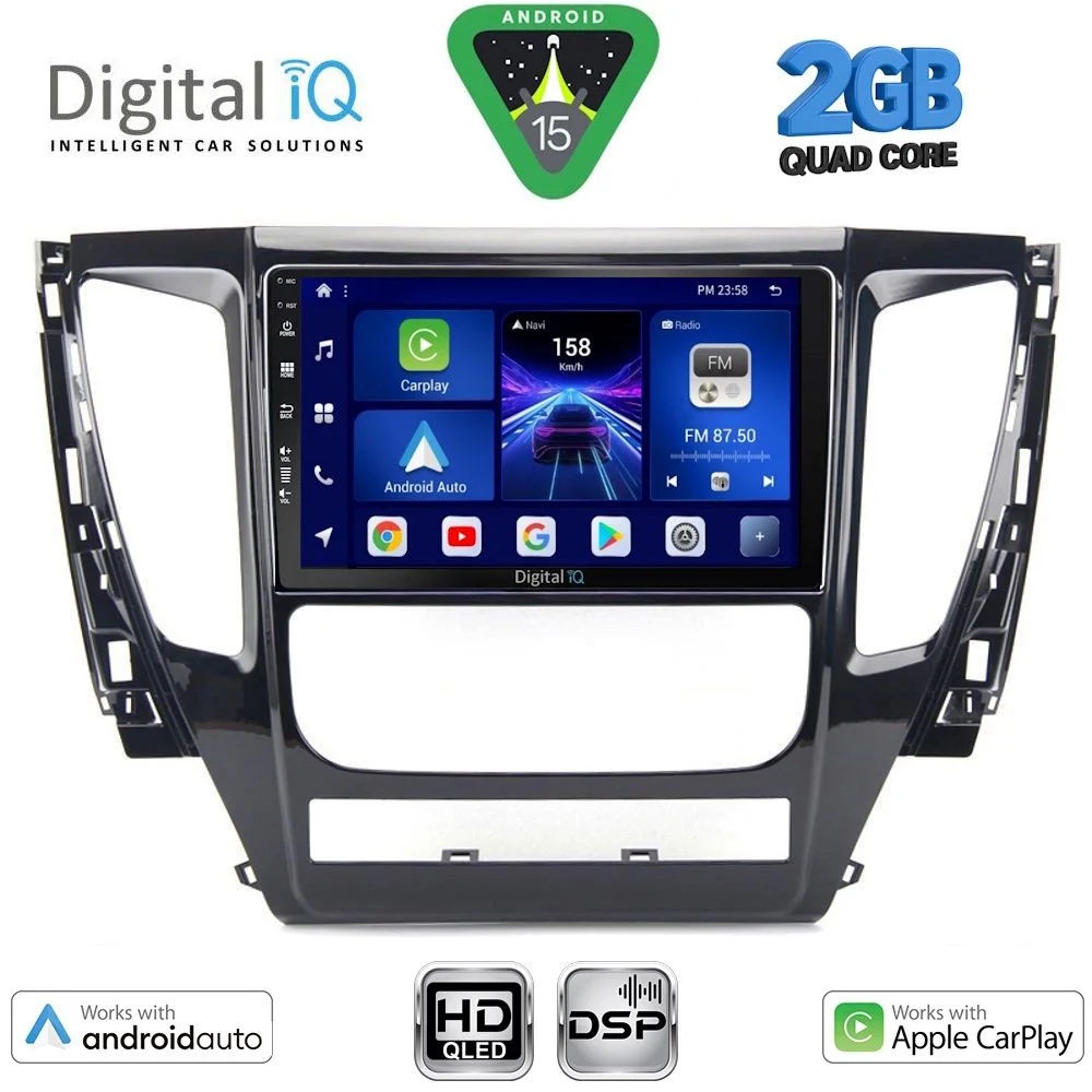 Φωτογραφία προϊόντος: DIGITAL IQ BXC 3447A_CPAA (9inc) MULTIMEDIA TABLET for MITSUBISHI PAJERO mod. 2013-2020