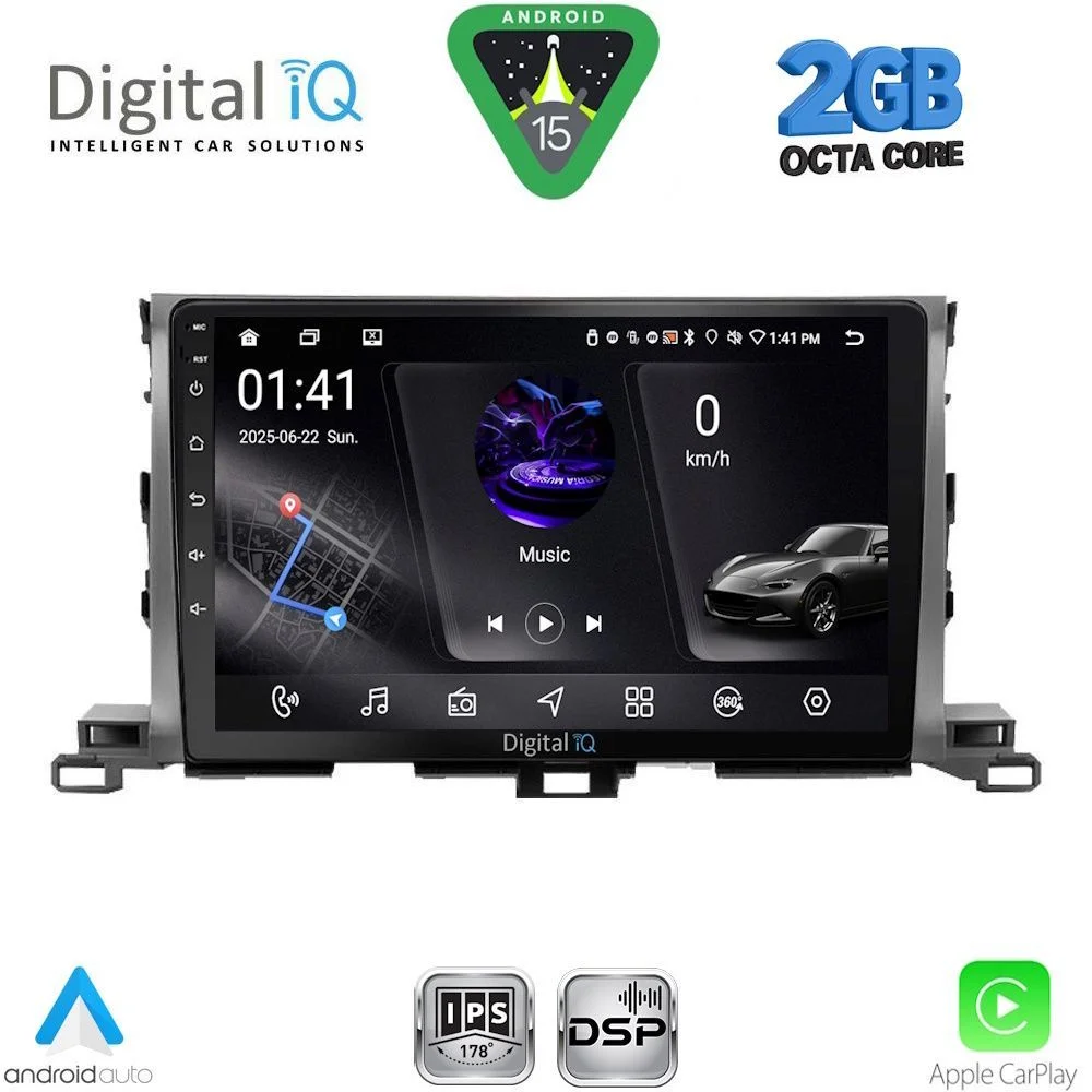Φωτογραφία προϊόντος: DIGITAL IQ RSF 4700_CPA (10inc) MULTIMEDIA TABLET for TOYOTA HIGHLANDER mod. 2014-2019