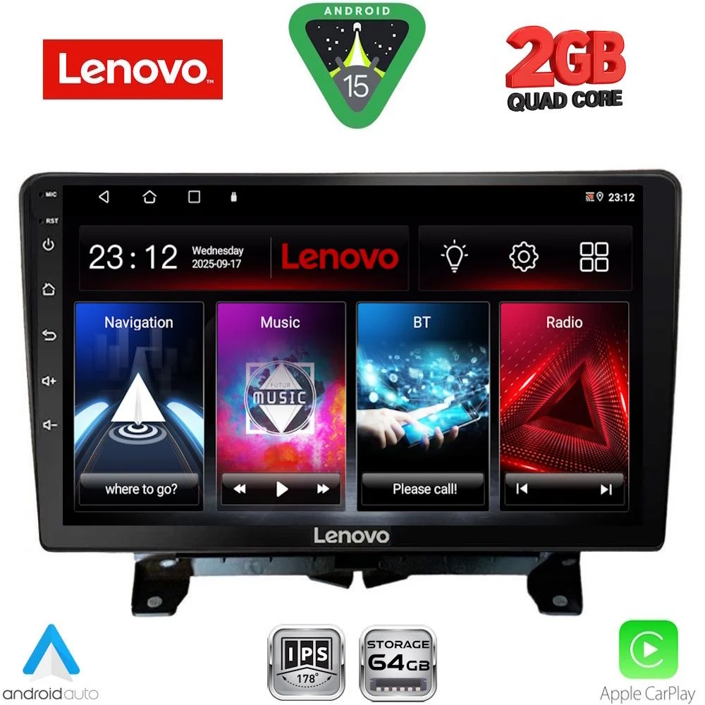 Φωτογραφία προϊόντος: LENOVO LVD 2332_CPA (9inc) MULTIMEDIA TABLET for LAND ROVER DISCOVERY 3 - RANGE ROVER SPORT mod. 2004-2009