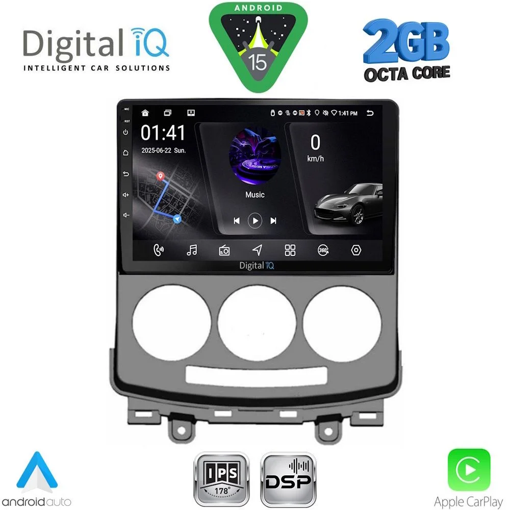 Φωτογραφία προϊόντος: DIGITAL IQ RSF 4370_CPA (9inc) MULTIMEDIA TABLET for MAZDA 5 mod. 2004-2010
