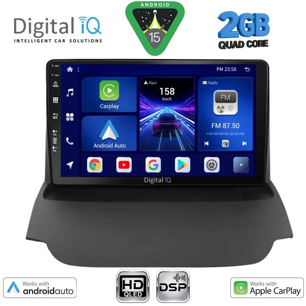 Φωτογραφία προϊόντος: DIGITAL IQ BXC 3150_CPAA (9inc) MULTIMEDIA TABLET for FORD ECOSPORT mod. 2012-2018