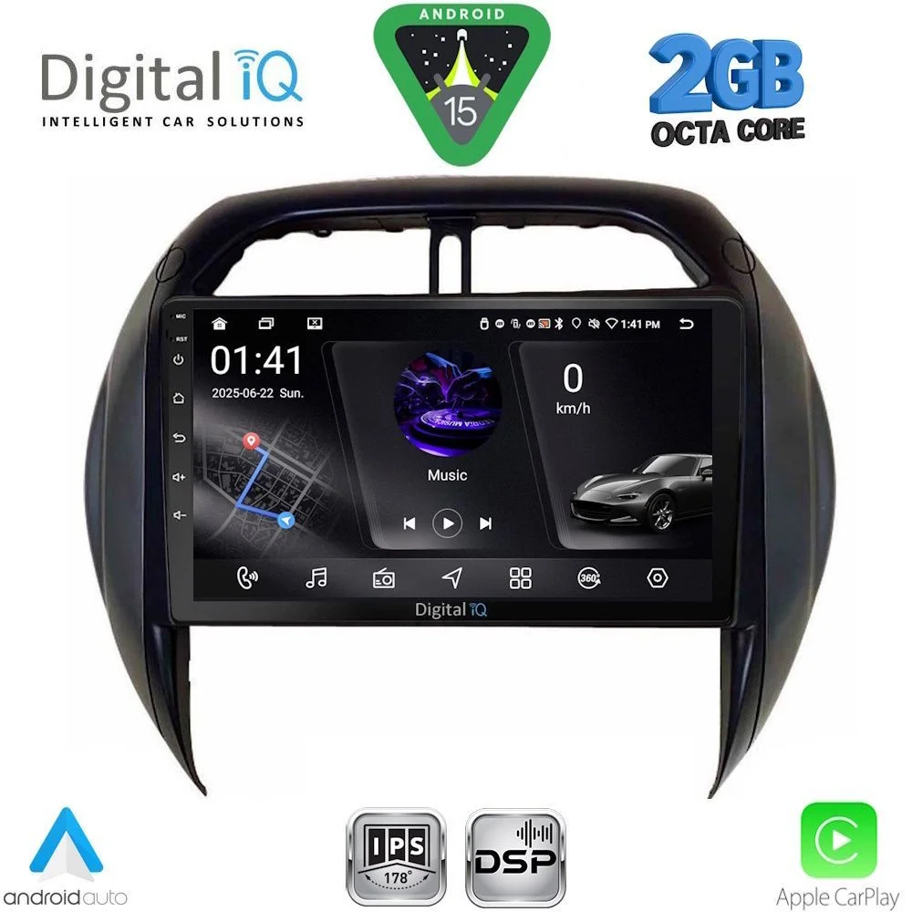 Φωτογραφία προϊόντος: DIGITAL IQ RSF 4730_CPA CLIMA (9inc) MULTIMEDIA TABLET for TOYOTA RAV 4 mod. 2000-2006