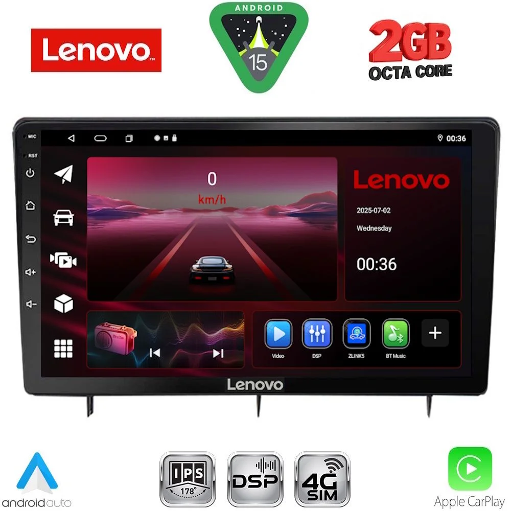 Φωτογραφία προϊόντος: LENOVO LVF 5192_CPA (10inc) MULTIMEDIA TABLET for HONDA CIVIC mod. 2022-2026