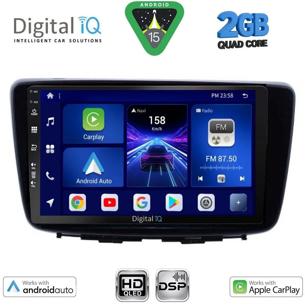 Φωτογραφία προϊόντος: DIGITAL IQ BXC 3672_CPAA (9inc) MULTIMEDIA TABLET for SUZUKI BALENO mod. 2016-2022