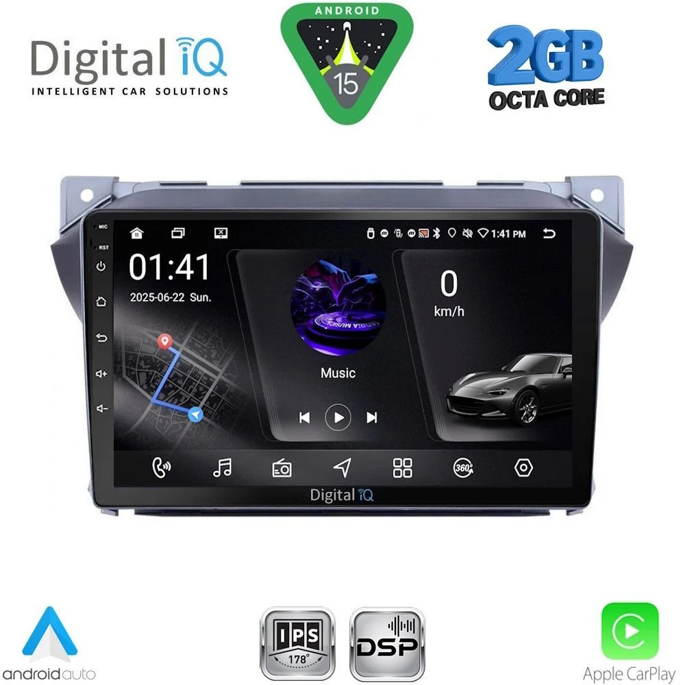 Φωτογραφία προϊόντος: DIGITAL IQ RSF 4670_CPA (9inc) MULTIMEDIA TABLET for SUZUKI ALTO - NISSAN PIXO mod. 2009-2014