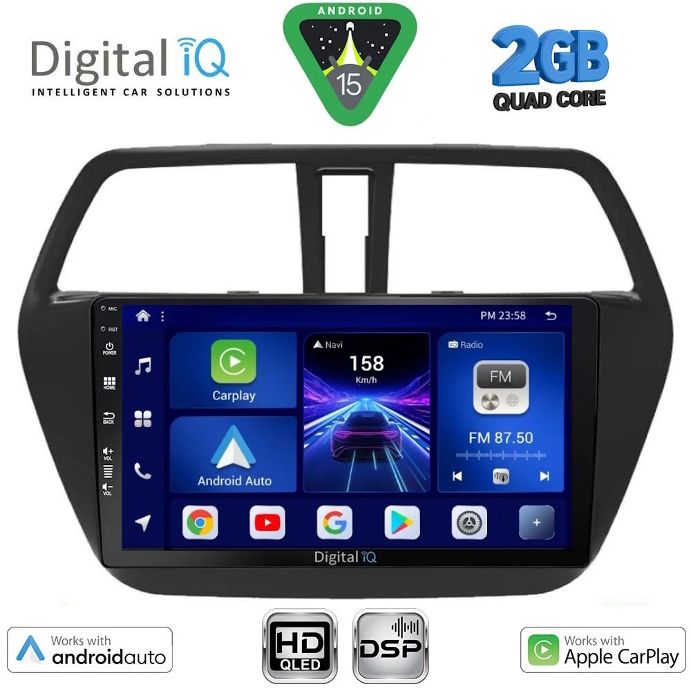 Φωτογραφία προϊόντος: DIGITAL IQ BXC 3689_CPAA (9inc) MULTIMEDIA TABLET for SUZUKI SX4 S-CROSS mod. 2014-2021