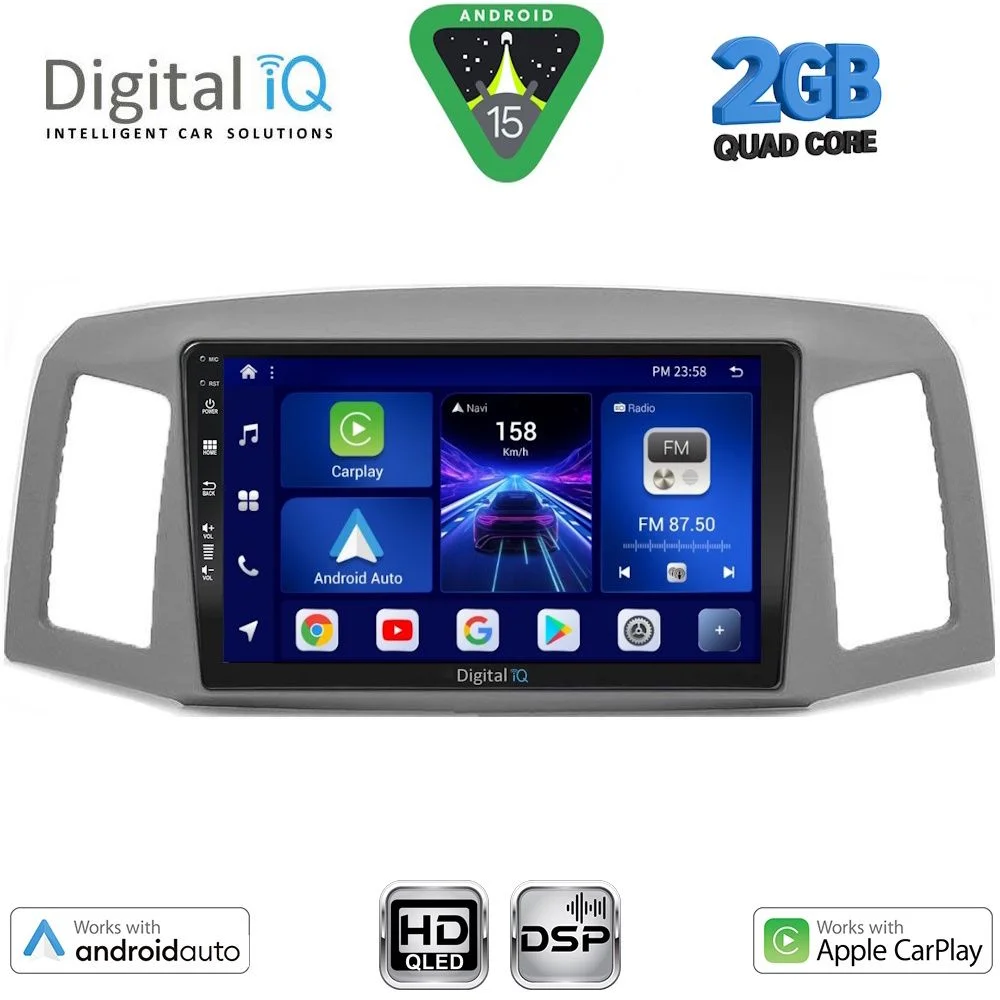 Φωτογραφία προϊόντος: DIGITAL IQ BXC 3281_CPAA (10inc) MULTIMEDIA TABLET for JEEP GRAND CHEROKEE mod. 2005-2007