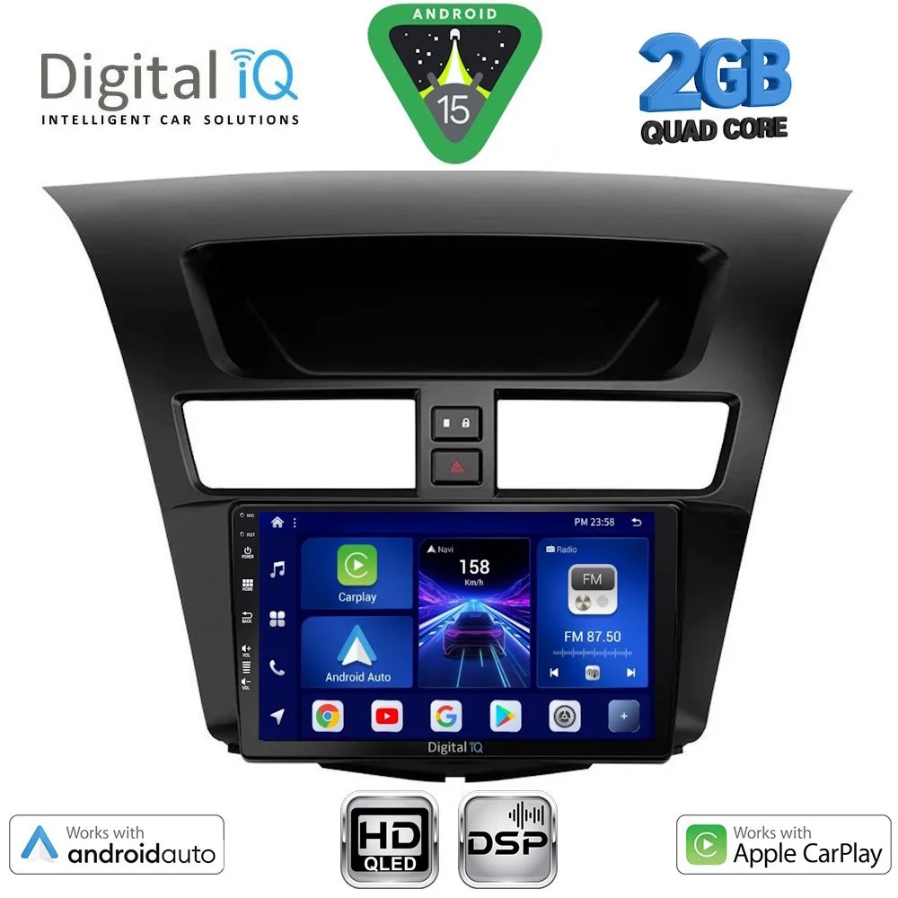 Φωτογραφία προϊόντος: DIGITAL IQ BXC 3364_CPAA (9inc) MULTIMEDIA TABLET for MAZDA BT50 mod. 2012-2019
