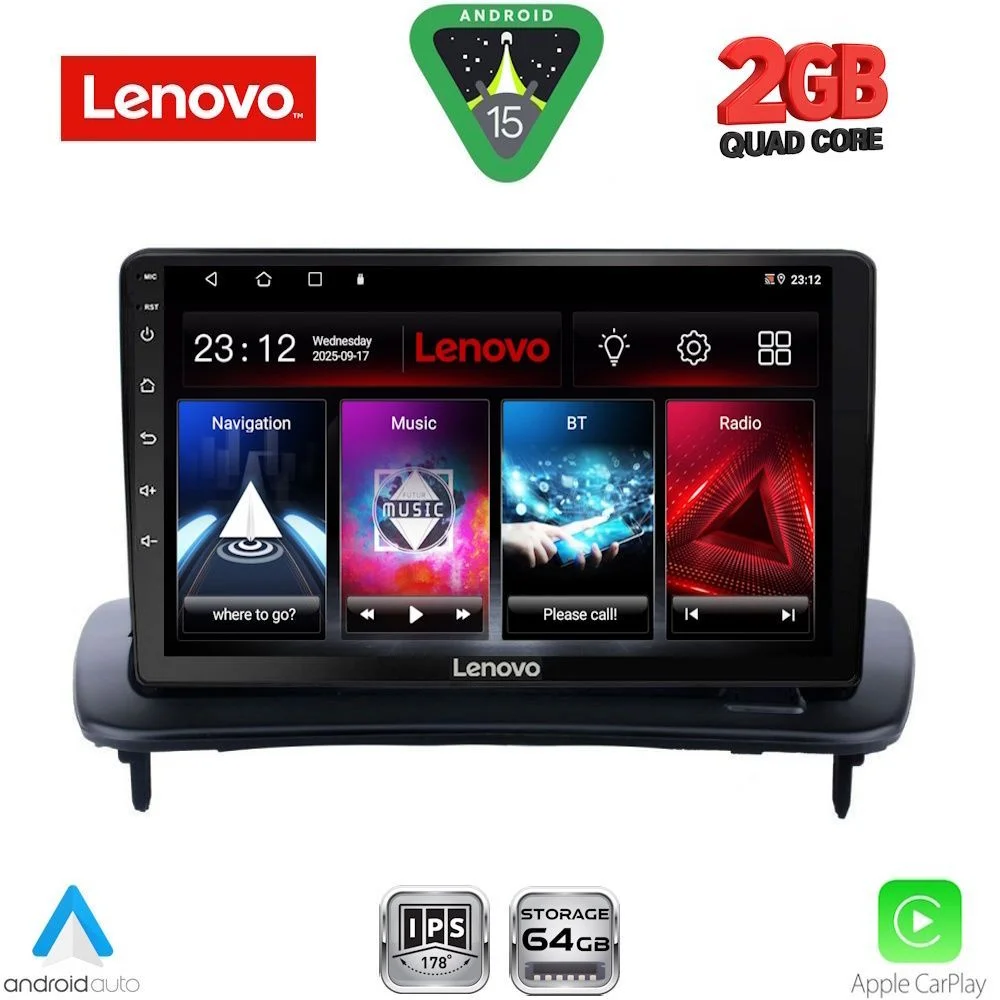 Φωτογραφία προϊόντος: LENOVO LVD 2783_CPA (9inc) MULTIMEDIA TABLET for VOLVO C30 - S40 mod. 2005-2013
