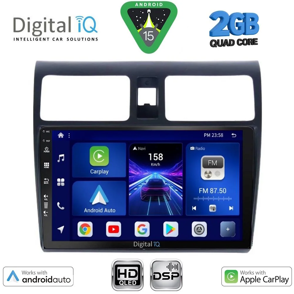 Φωτογραφία προϊόντος: DIGITAL IQ BXC 3684_CPAA (10inc) MULTIMEDIA TABLET for SUZUKI SWIFT mod. 2005-2011