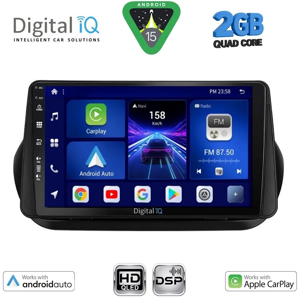 Φωτογραφία προϊόντος: DIGITAL IQ BXC 3142_CPAA (9inc) MULTIMEDIA TABLET for CITROEN – FIAT – PEUGEOT mod. 2008-2018