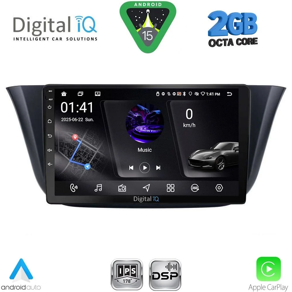 Φωτογραφία προϊόντος: DIGITAL IQ RSF 4265_CPA (9inc) MULTIMEDIA TABLET for IVECO DAILY mod. 2014-2024
