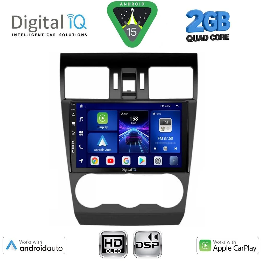Φωτογραφία προϊόντος: DIGITAL IQ BXC 3663_CPAA (9inc) MULTIMEDIA TABLET for SUBARU FORESTER – IMPREZA – XV mod. 2013-2019