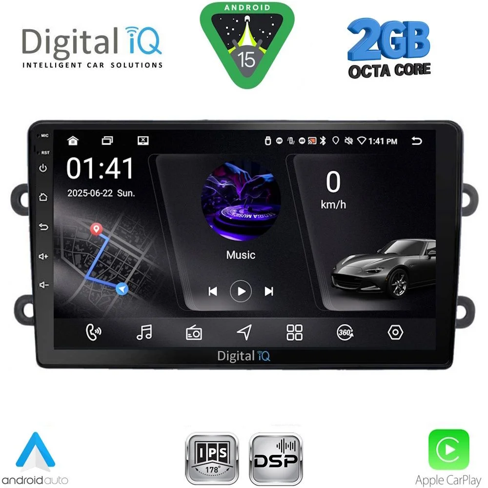 Φωτογραφία προϊόντος: DIGITAL IQ RSF 4102_CPA (9inc) MULTIMEDIA TABLET for DACIA DUSTER mod. 2012-2019