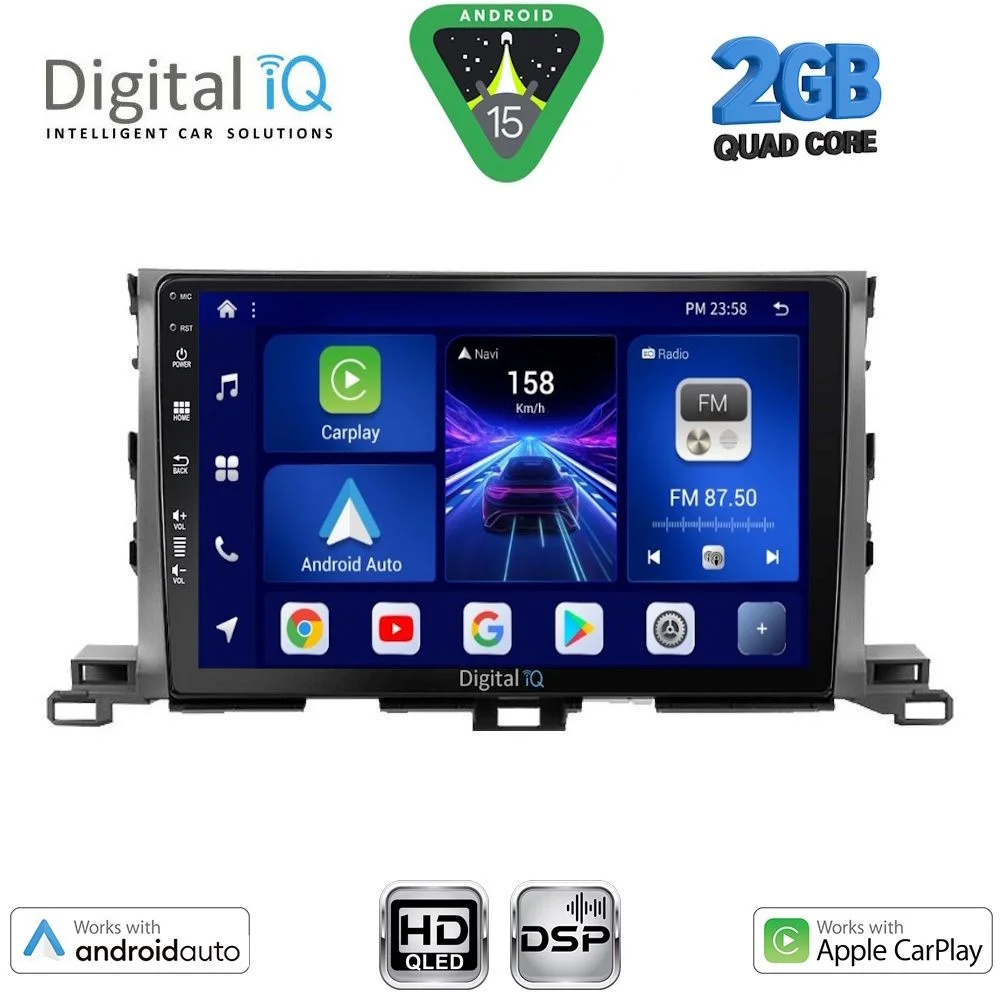 Φωτογραφία προϊόντος: DIGITAL IQ BXC 3700_CPAA (10inc) MULTIMEDIA TABLET for TOYOTA HIGHLANDER mod. 2014-2019