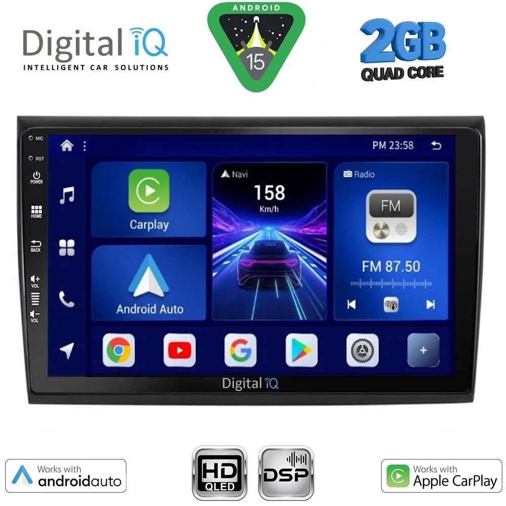 Φωτογραφία προϊόντος: DIGITAL IQ BXC 3136_CPAA (9inc) MULTIMEDIA TABLET for FIAT BRAVO mod. 2007-2019