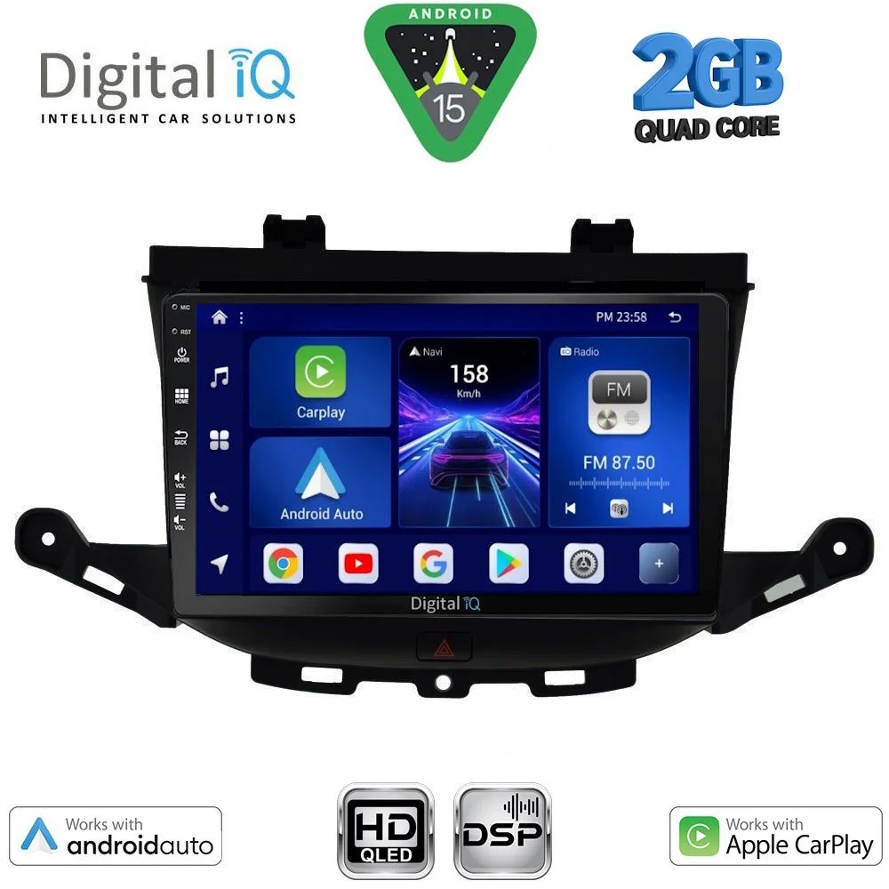 Φωτογραφία προϊόντος: DIGITAL IQ BXC 3483_CPAA (9inc) MULTIMEDIA TABLET for OPEL ASTRA K mod. 2015-2022