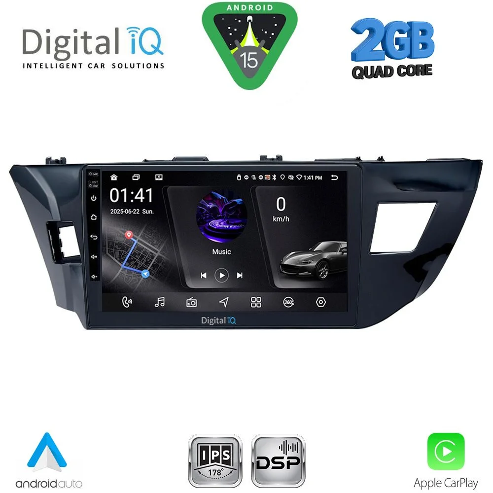 Φωτογραφία προϊόντος: DIGITAL IQ RSF 4714MD_CPA (10inc) MULTIMEDIA TABLET for TOYOTA COROLLA mod. 2013-2016