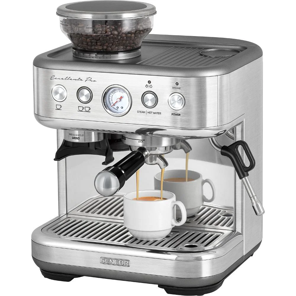 Φωτογραφία προϊόντος: Μηχανή Espresso Thermoblock 15Bar Sencor SES 6010SS Ασημί