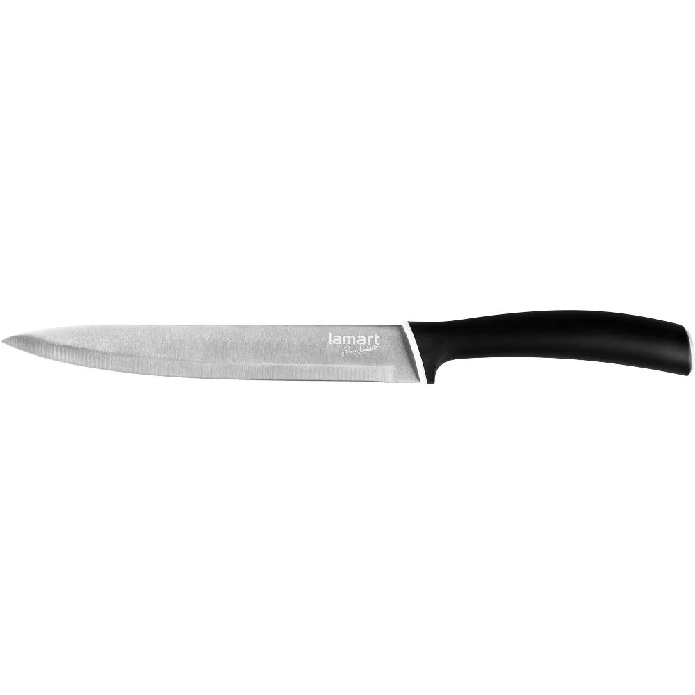 Φωτογραφία προϊόντος: Μαχαίρι Slicer Φιλεταρίσματος με Επικάλυψη Tιτανίου 20cm KANT Lamart LT2067 Μαύρο