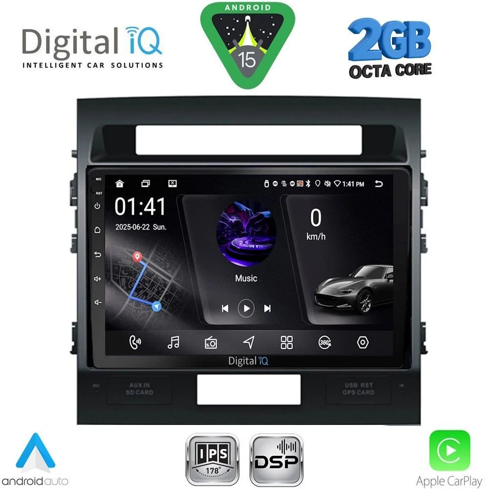 Φωτογραφία προϊόντος: DIGITAL IQ RSF 4724_CPA (10inc) MULTIMEDIA TABLET for TOYOTA LAND CRUISER mod. 2008-2015
