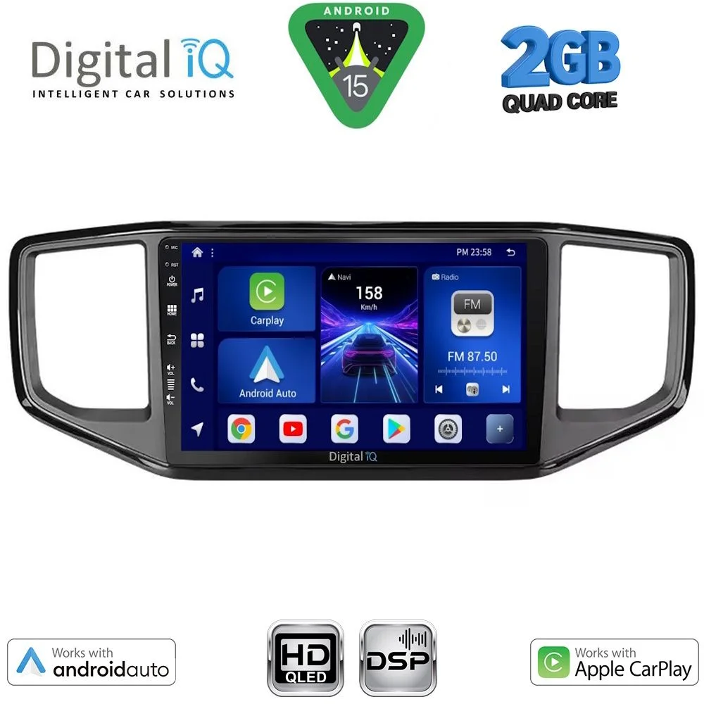 Φωτογραφία προϊόντος: DIGITAL IQ BXC 3754_CPAA (9inc) MULTIMEDIA TABLET for VW AMAROK mod. 2017-2022