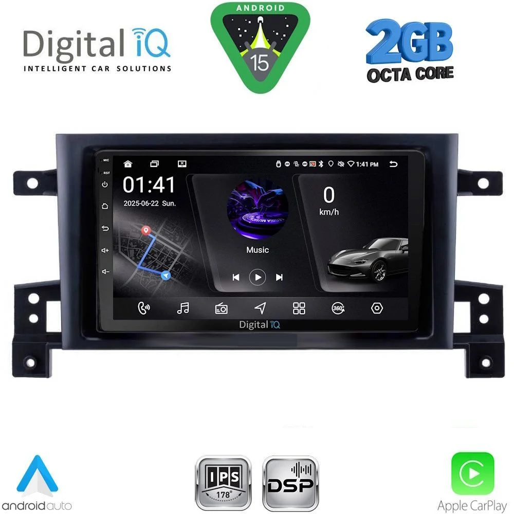 Φωτογραφία προϊόντος: DIGITAL IQ RSF 4696_CPA (9inc) MULTIMEDIA TABLET for SUZUKI GRAND VITARA mod. 2005-2015