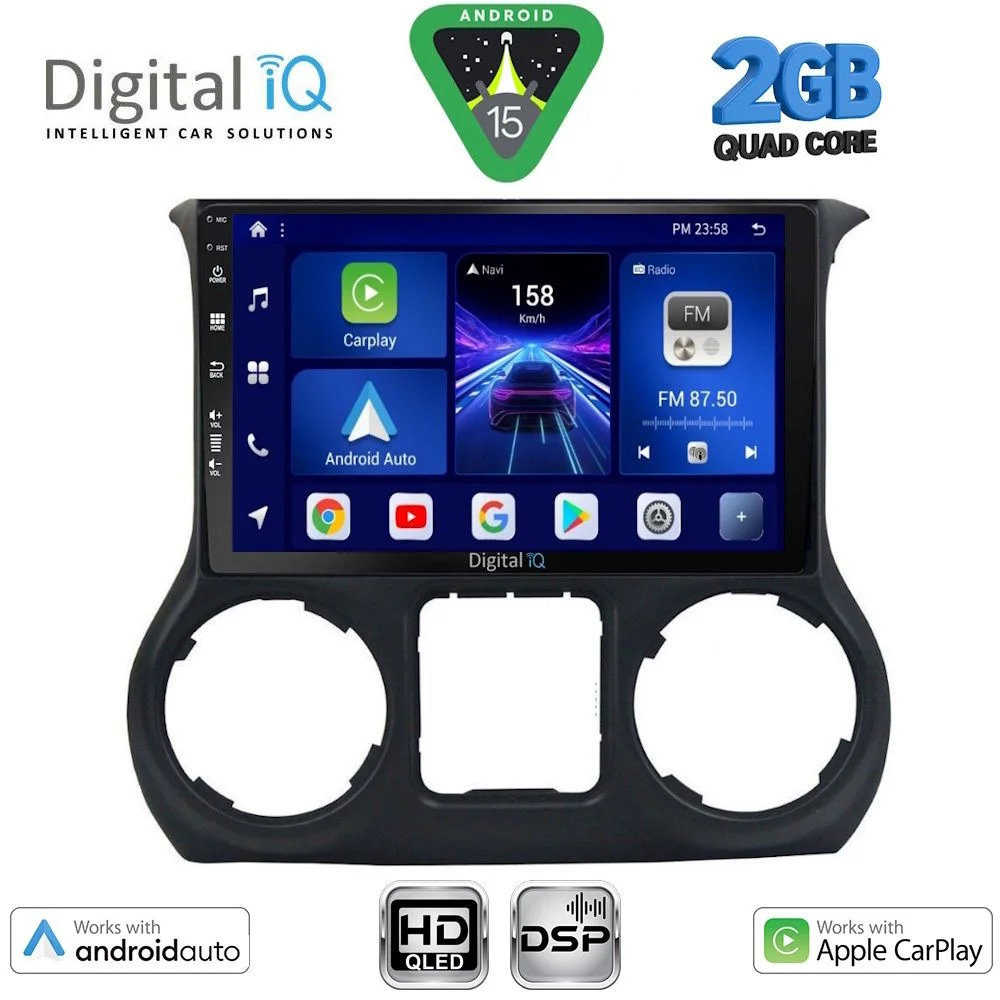 Φωτογραφία προϊόντος: DIGITAL IQ BXC 3296_CPAA (10inc) MULTIMEDIA TABLET for JEEP WRANGLER mod. 2014-2017