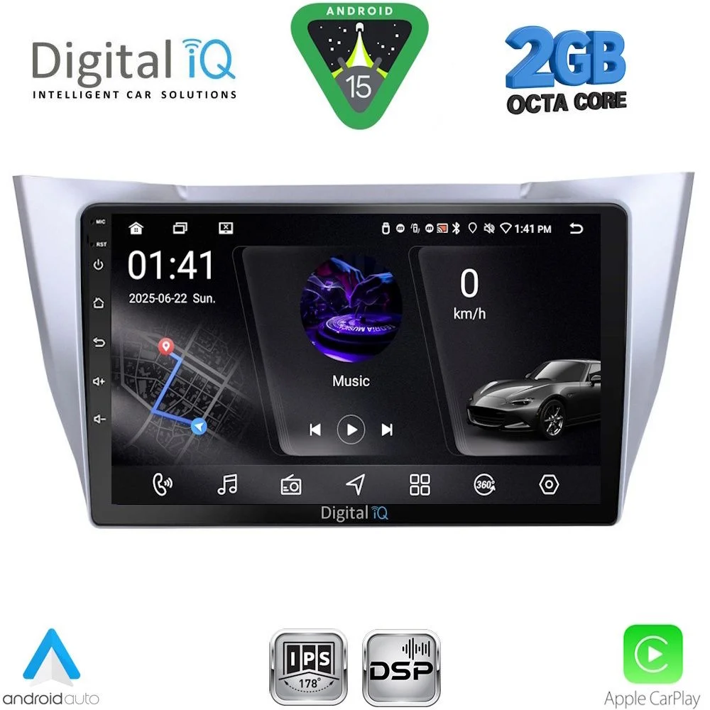 Φωτογραφία προϊόντος: DIGITAL IQ RSF 4345SL_CPA (10inc) MULTIMEDIA TABLET for LEXUS RX 300 – 400 mod. 2003-2008