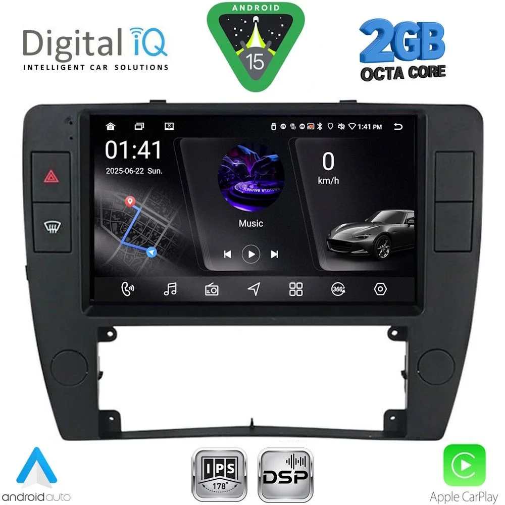 Φωτογραφία προϊόντος: DIGITAL IQ RSF 4749_CPA (9inc) MULTIMEDIA TABLET for VW PASSAT mod. 2000-2005