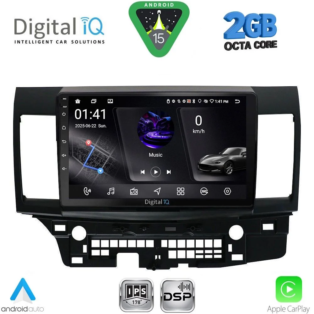 Φωτογραφία προϊόντος: DIGITAL IQ RSF 4434_CPA (10inc) MULTIMEDIA TABLET for MITSUBISHI LANCER mod. 2008-2017